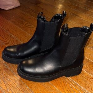 A New Day Sleek Black Booties